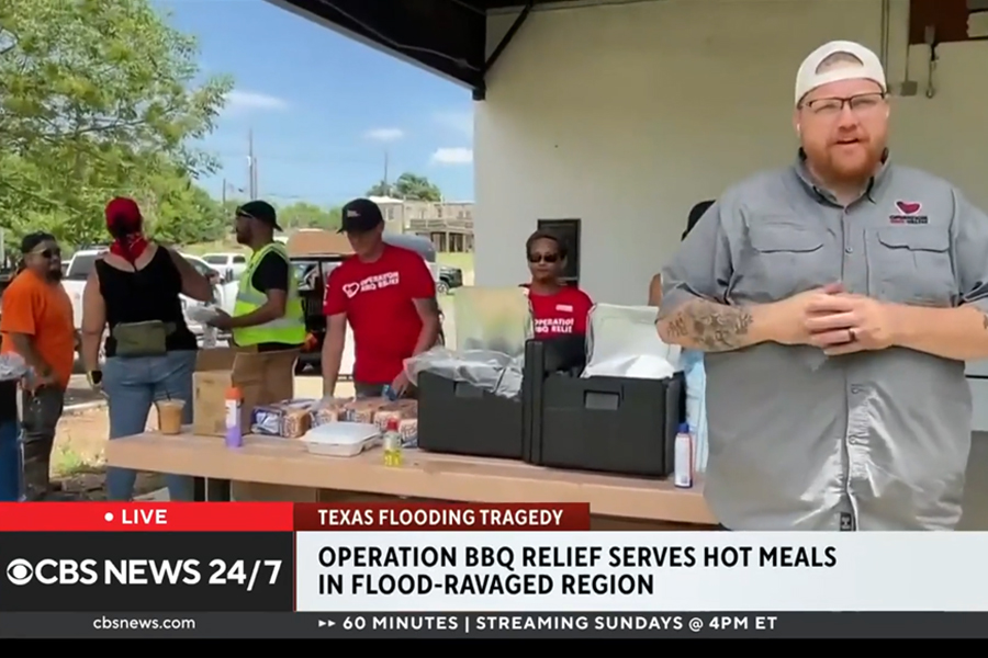Operation BBQ Relief Serving Hot Meals in Flood Ravaged Texas